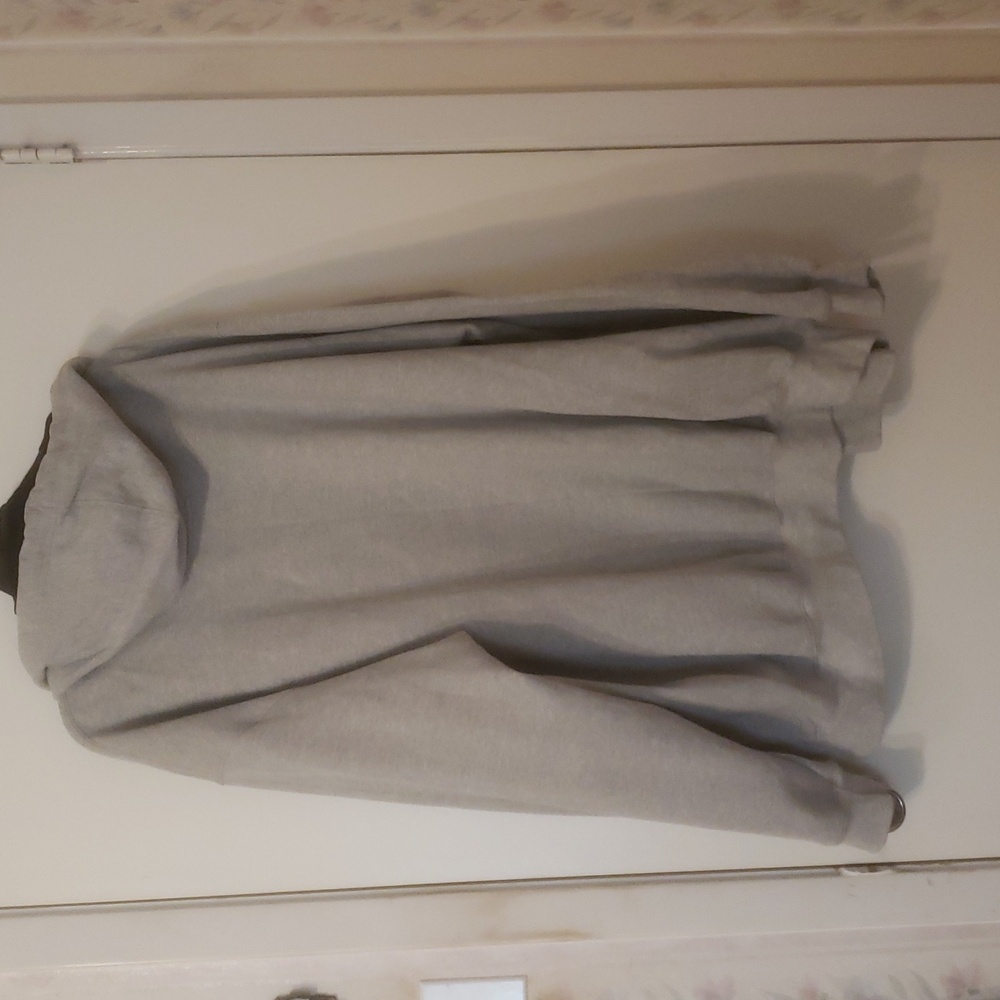 Champion Men's Zip-Up Gray Hoodie, Size 3XL, Black/White Lining - Picture 2 of 4